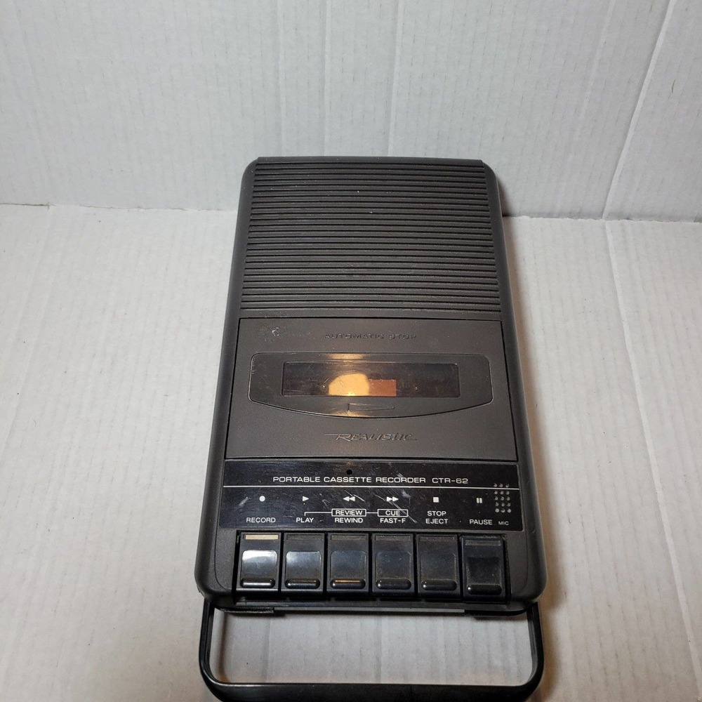 Realistic Portable Cassette Recorder CTR - 62